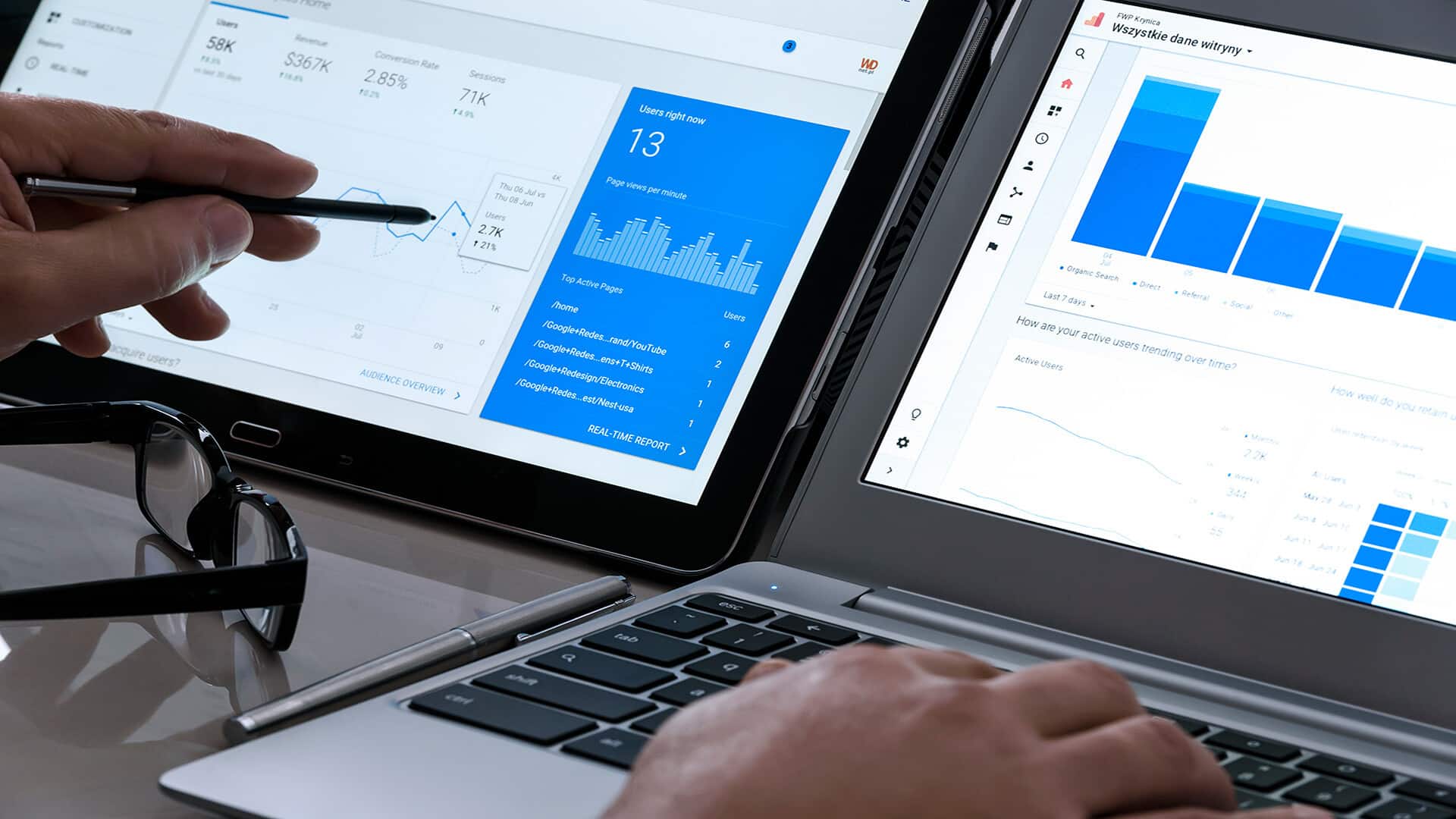Billede hvor der arbejdes med hastihedsoptimering for bedre brugeroplevelse og performance